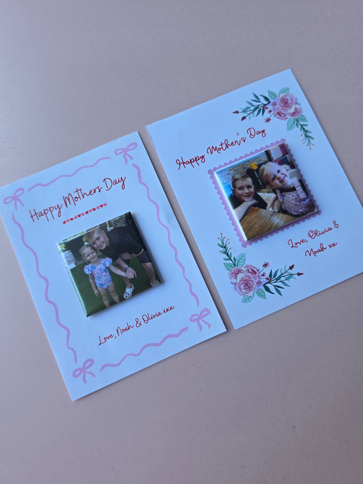 Mothers day custom gift photo display
