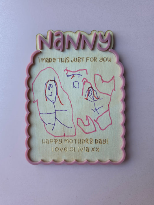 Magnet plaque keepsake Mothers day