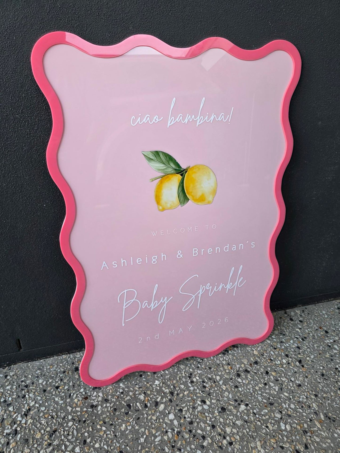 Baby Shower Sign Hire