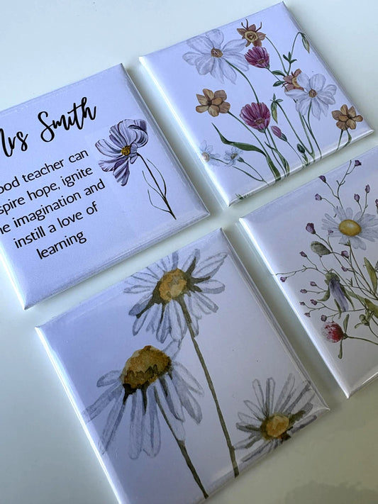 Teacher Gift Magnets 2" X 2"