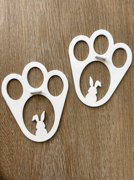 Bunny footprint template set