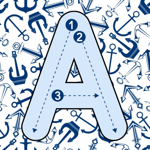 Alphabet A-Z Tracing Magnets