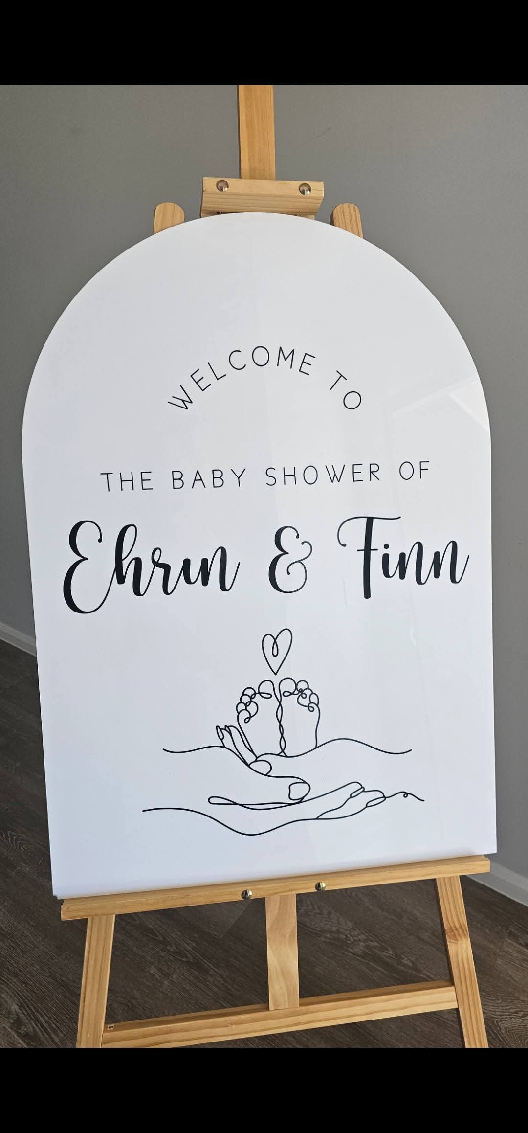 Baby Shower Sign Hire