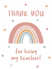 Teacher Gift Magnets 2" X 2"
