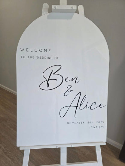 Wedding Sign Hire