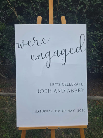 Engagement Sign Hire