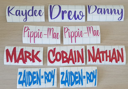 Personalised Labels