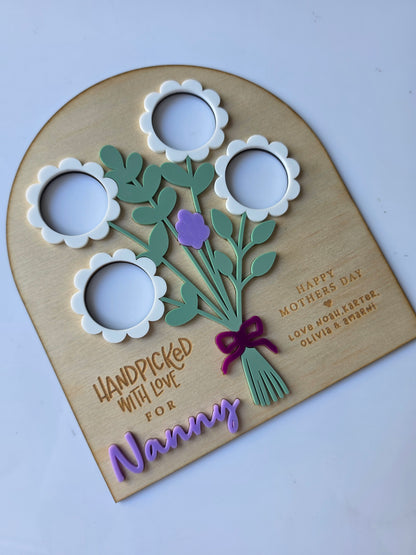 Handpicked with Love personalised photo frame