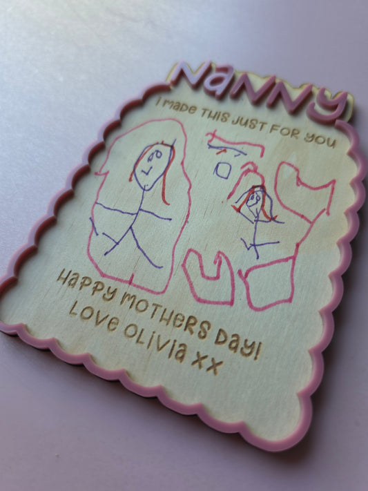 Magnet plaque keepsake Mothers day