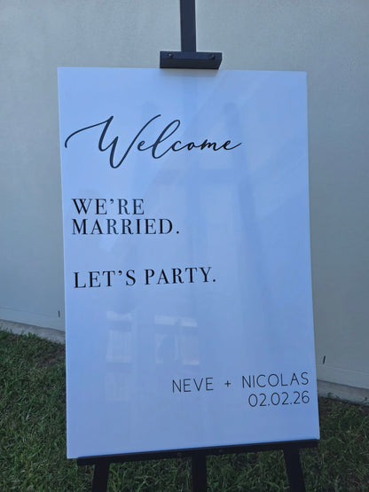 Wedding Sign Hire