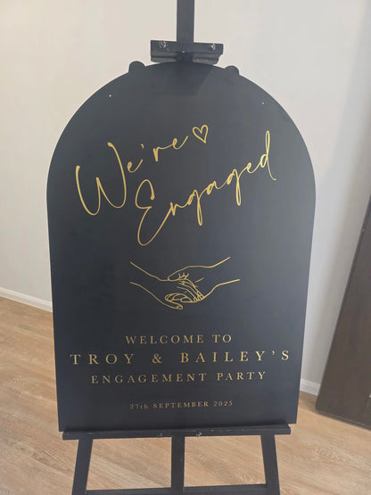 Engagement Sign Hire