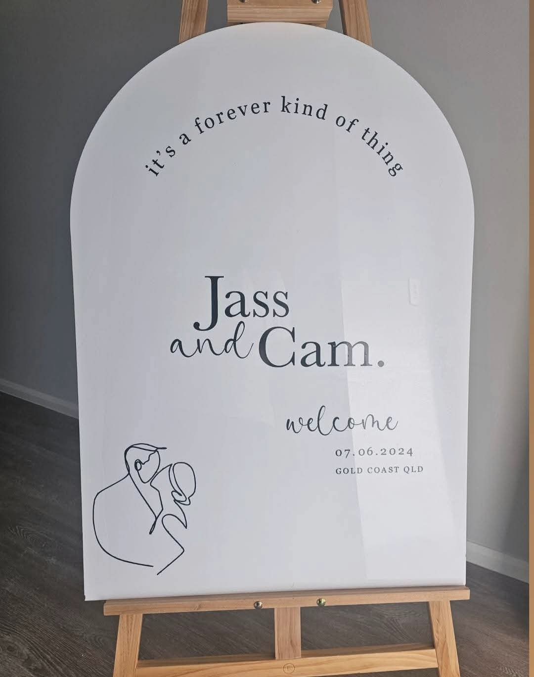 Engagement Sign Hire