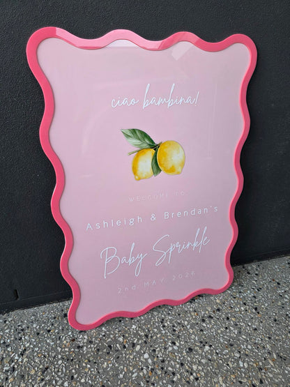 Baby Shower Sign Hire
