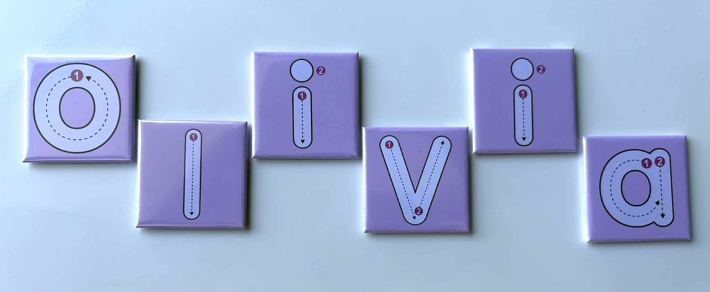 Name Tracing Magnet Set