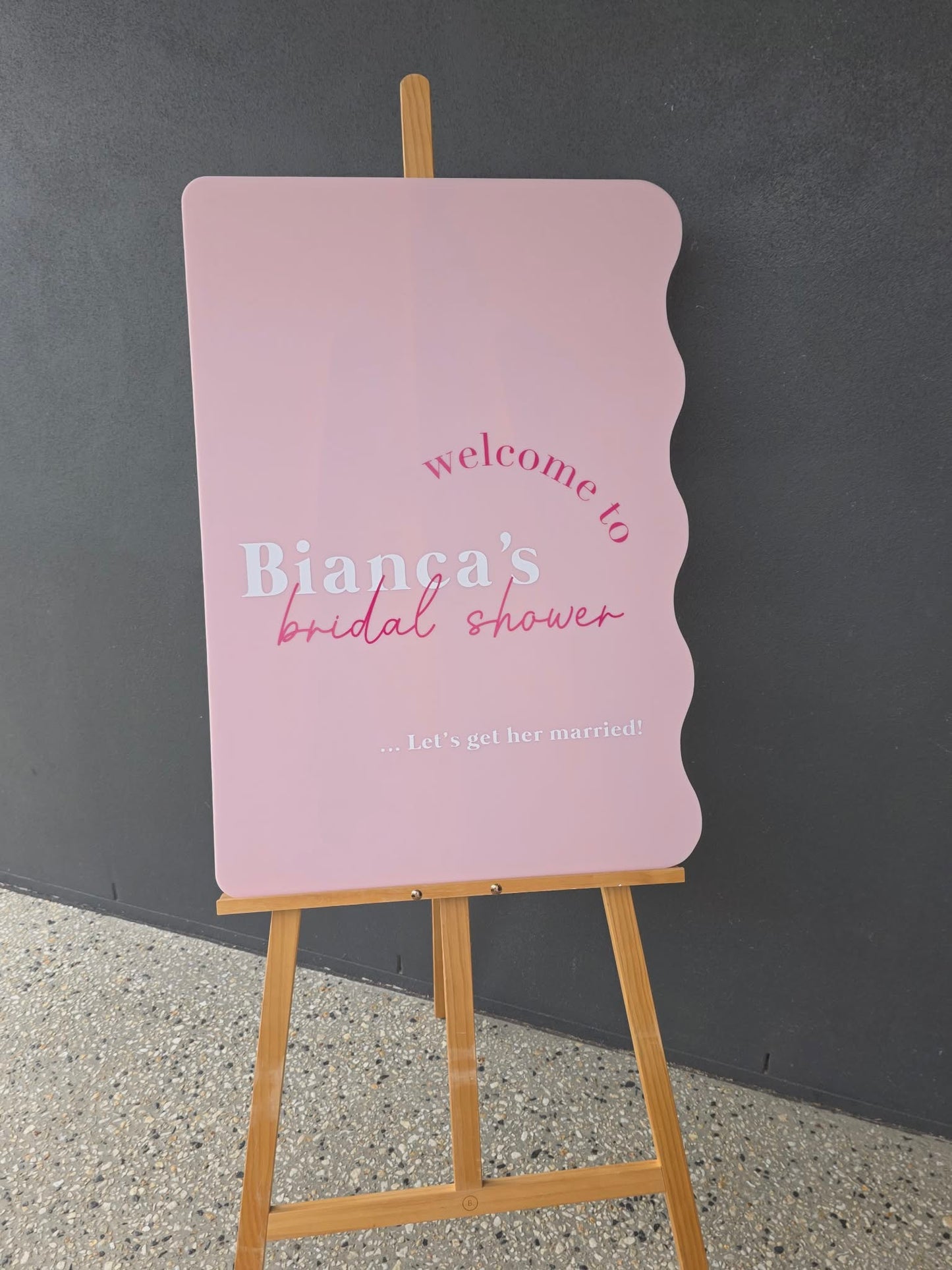 Hens/Bridal shower Event sign hire