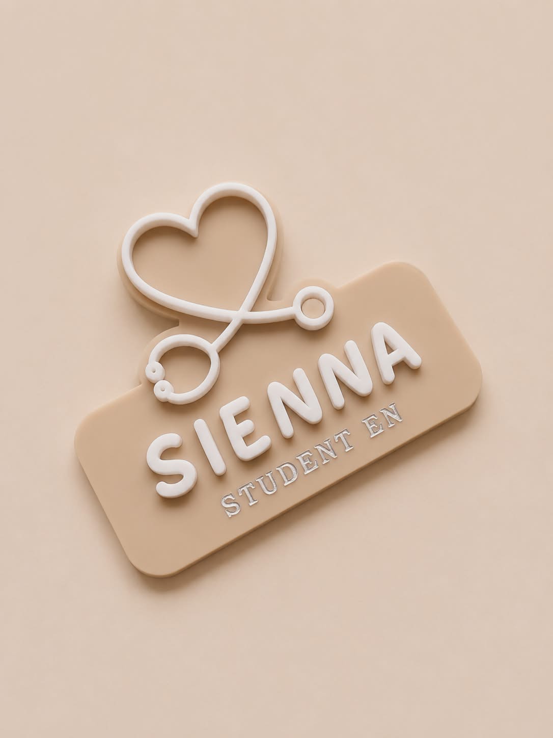 Name Badge With Topper