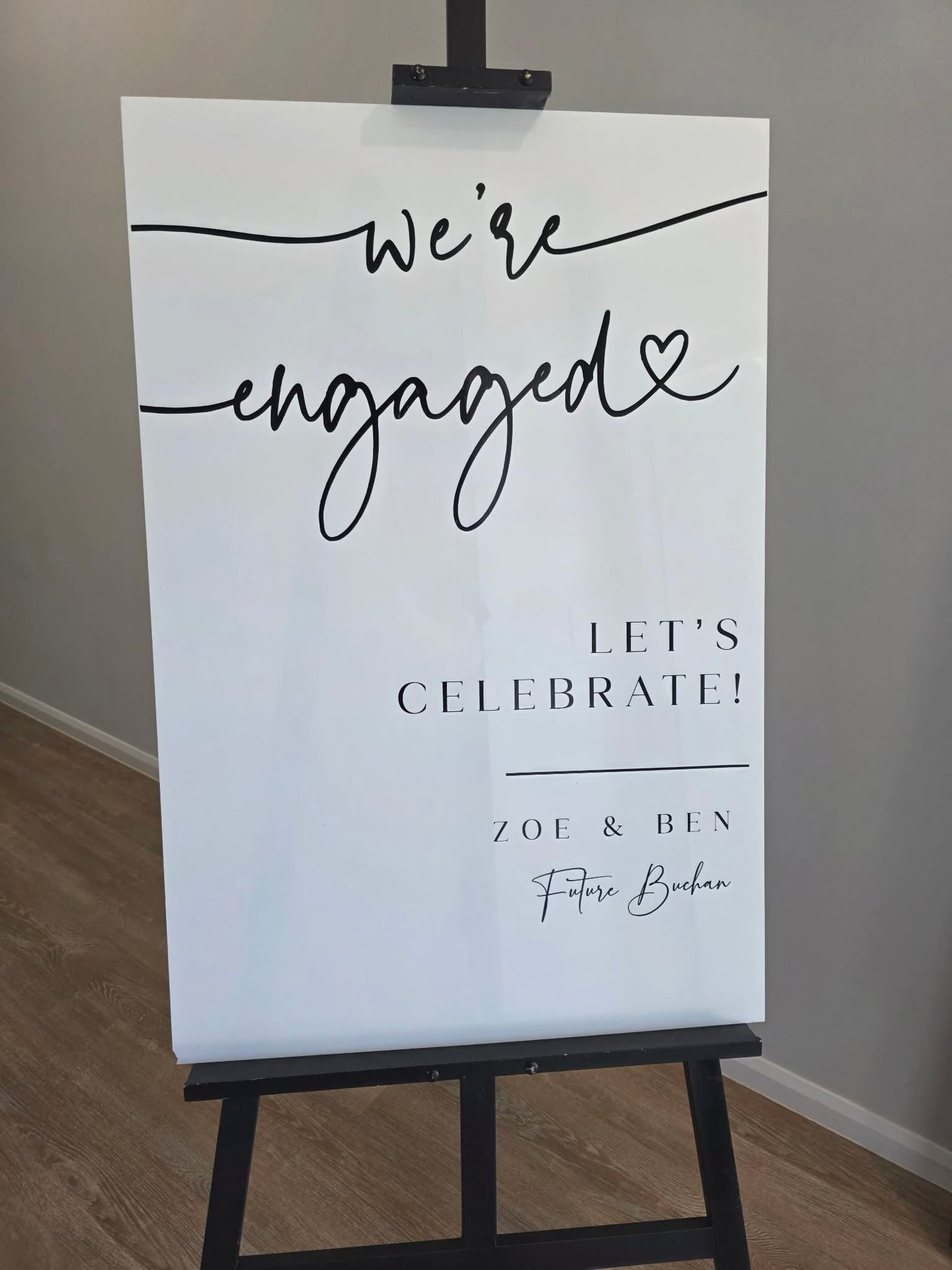 Engagement Sign Hire