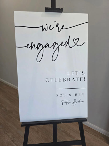 Engagement Sign Hire