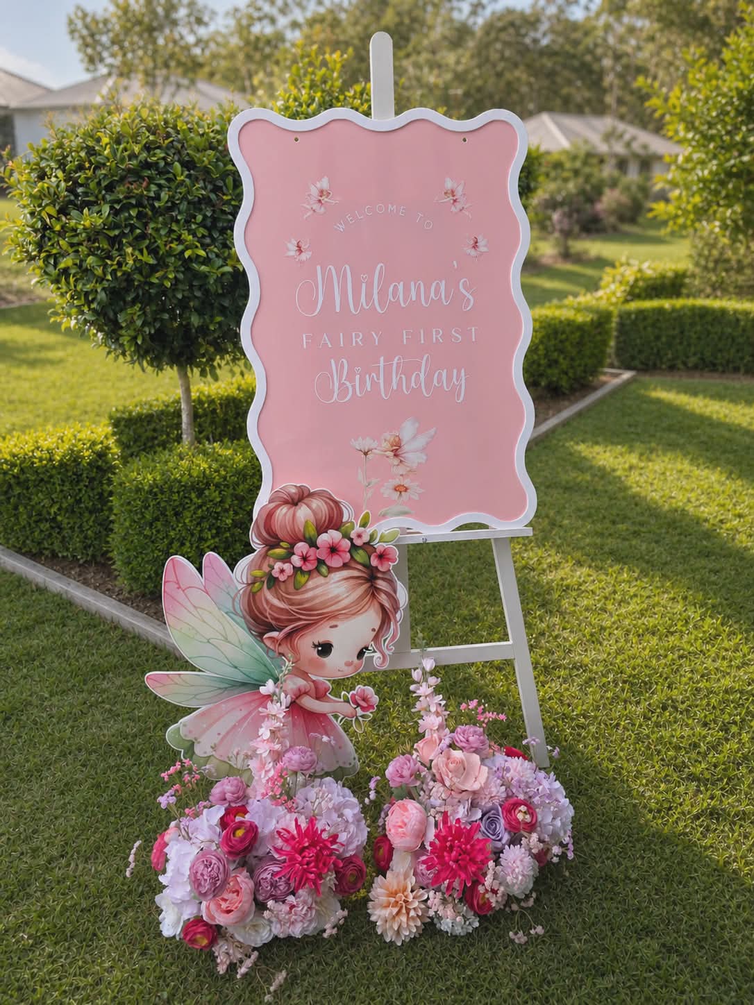 Signage & Balloon Garland theme package