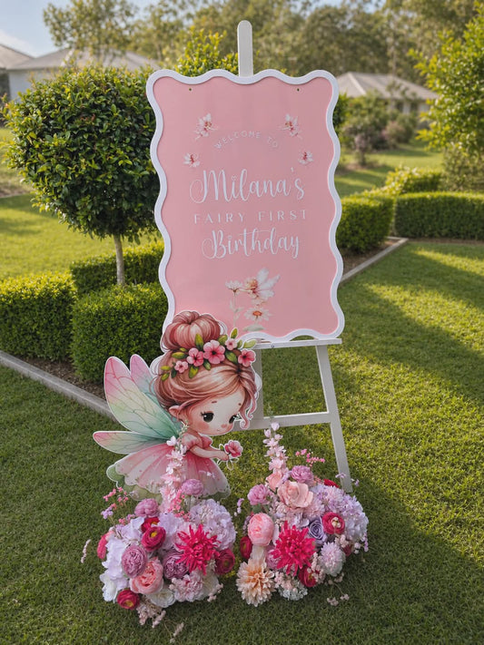 Signage & Balloon Garland theme package