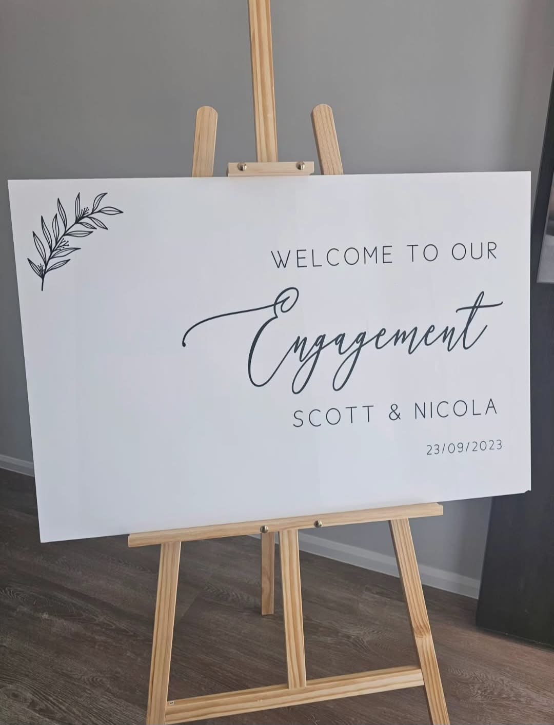 Engagement Sign Hire