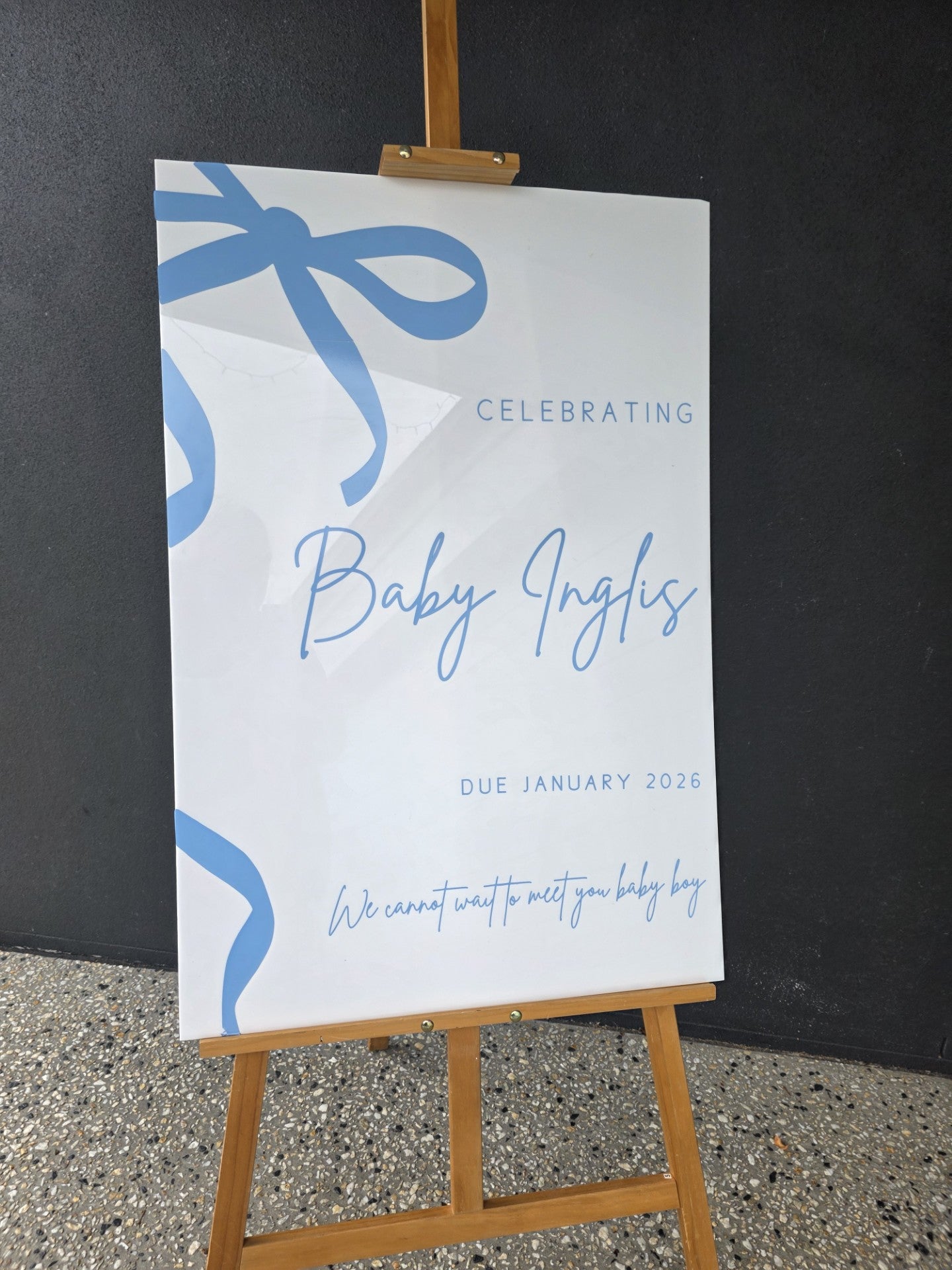 Baby Shower Sign Hire