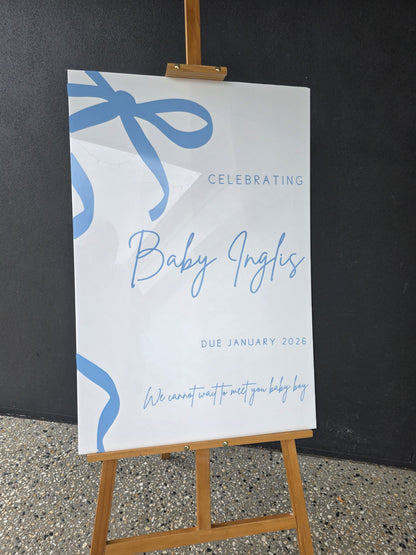 Baby Shower Sign Hire