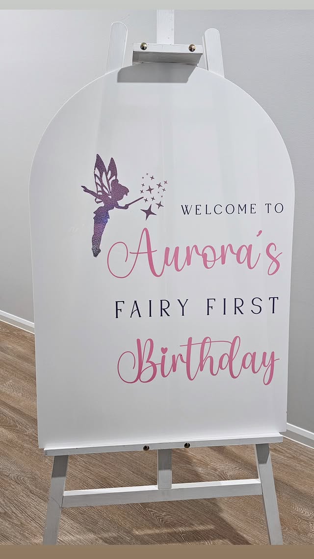 Themed signage hire