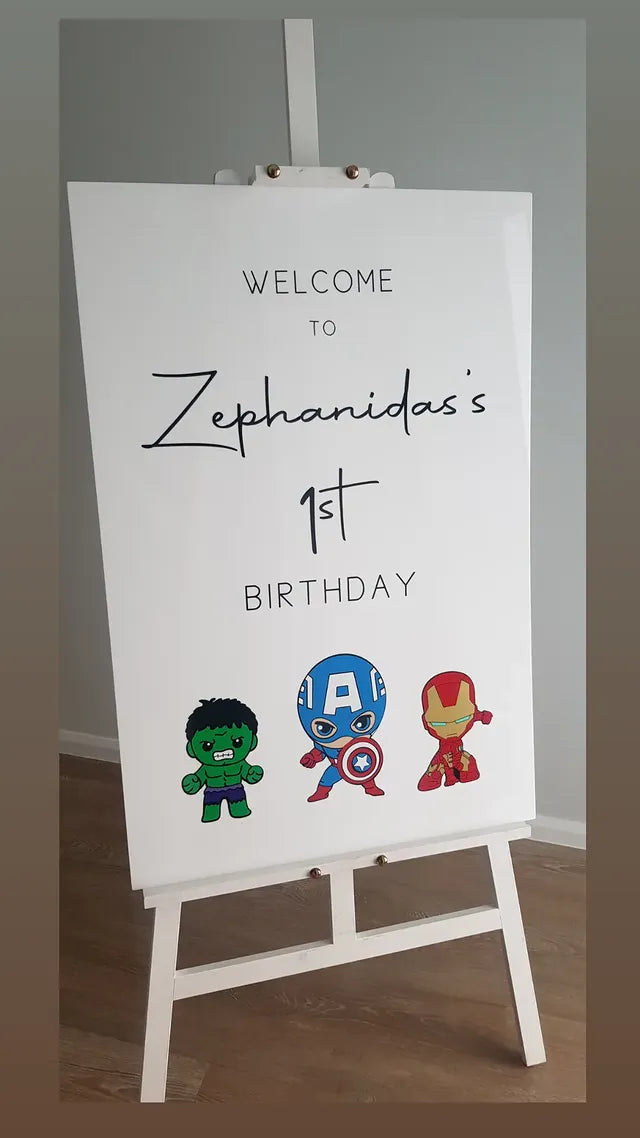 Themed signage hire