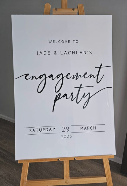 Engagement Sign Hire