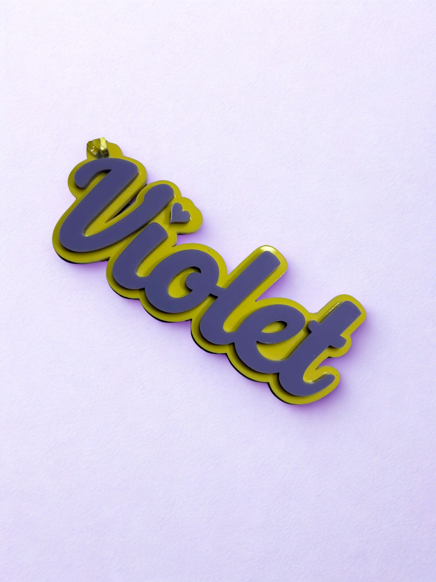 Personalised Acrylic Keyrings/Bag tags