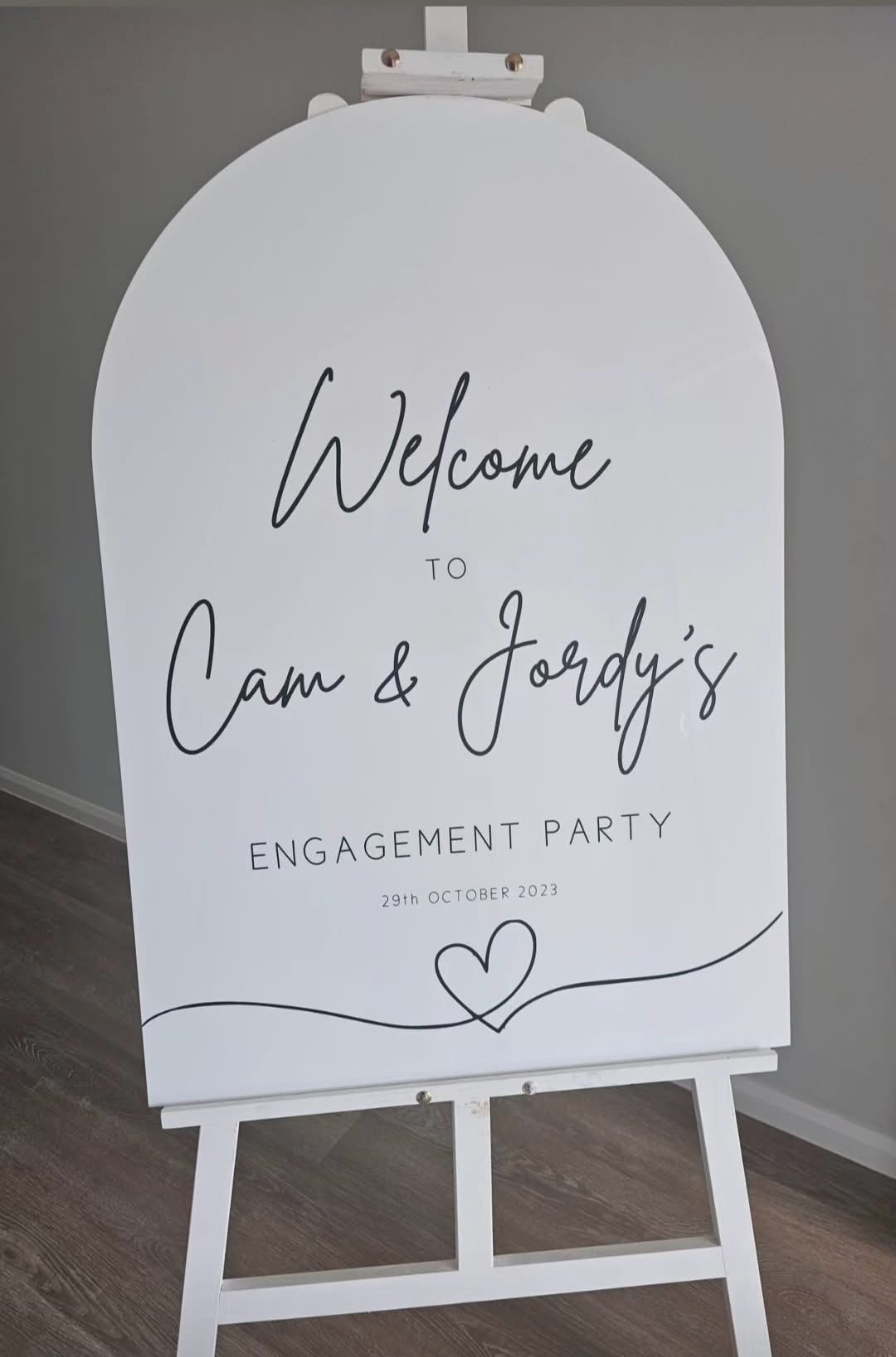 Engagement Sign Hire