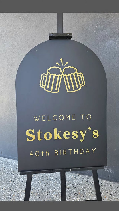 Birthday Sign Hire