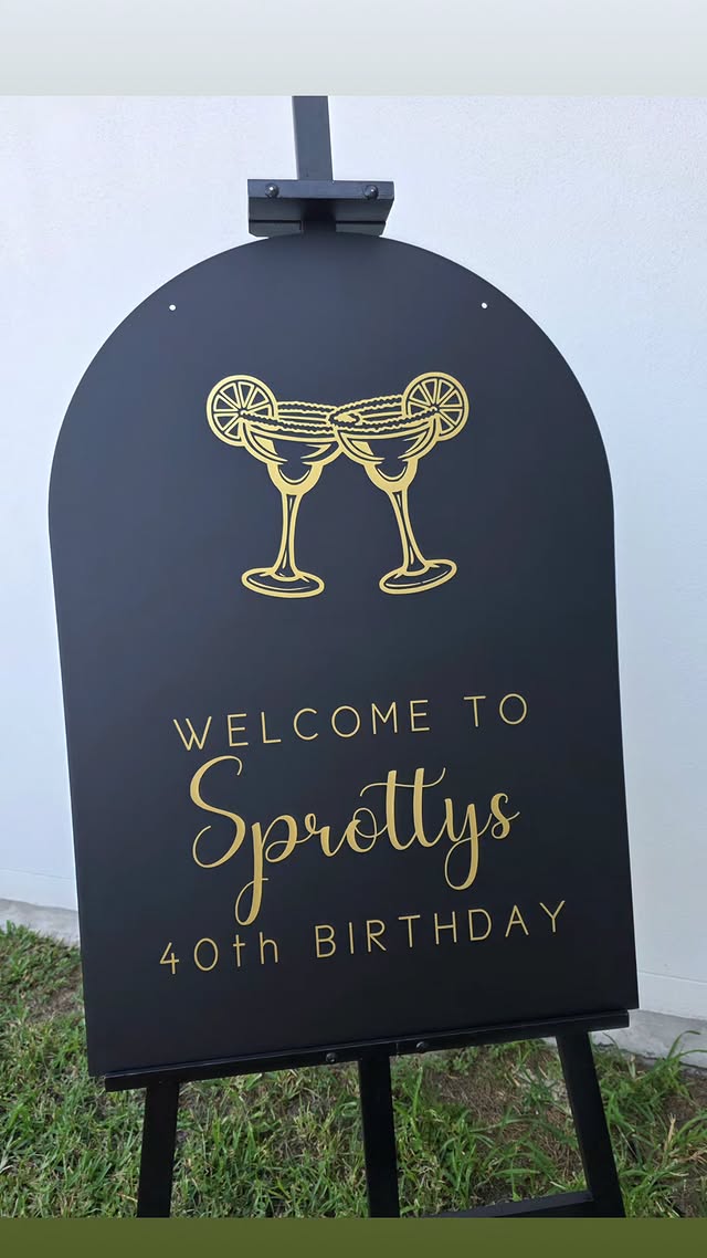 Birthday Sign Hire