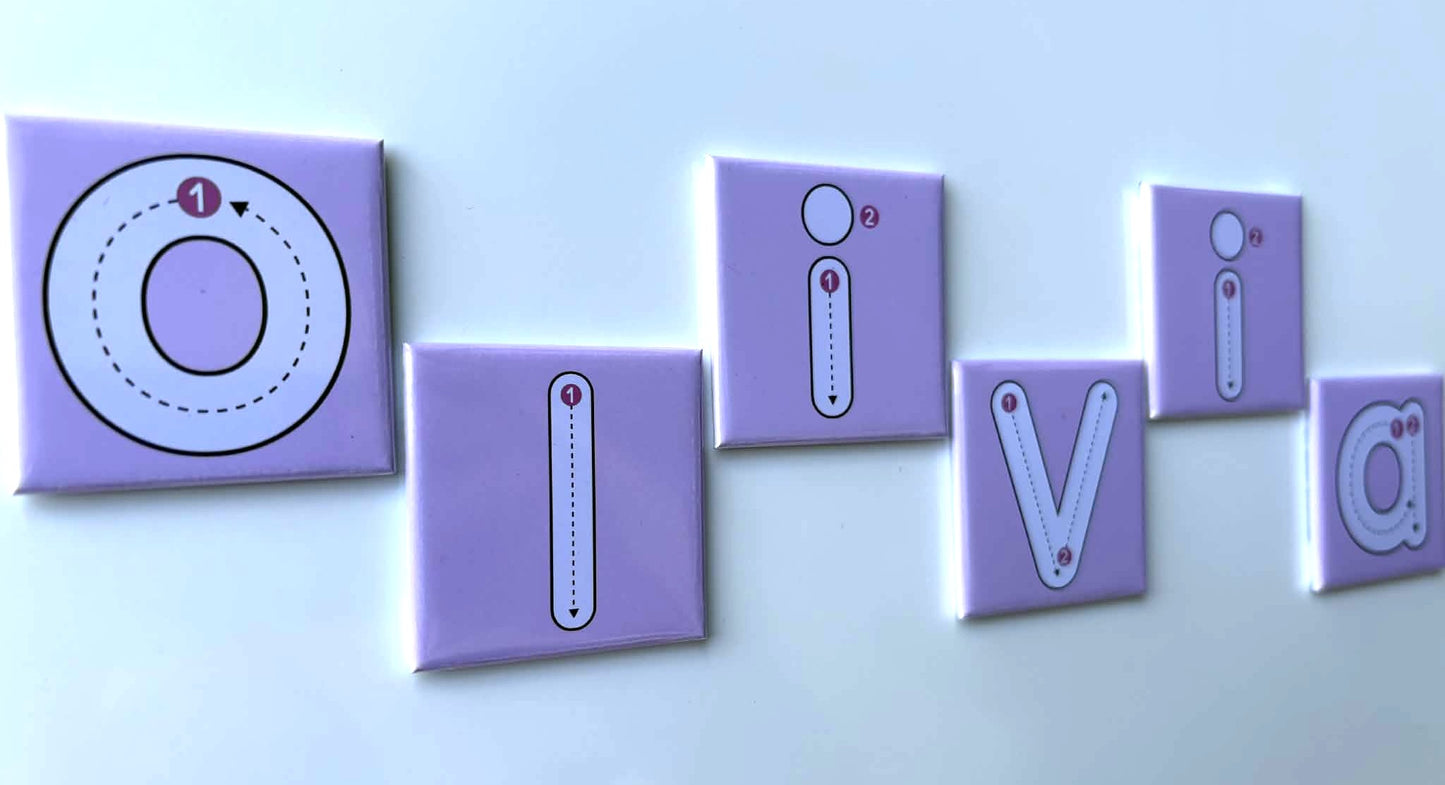 Name Tracing Magnet Set