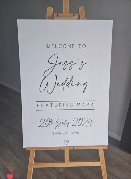 Wedding Sign Hire
