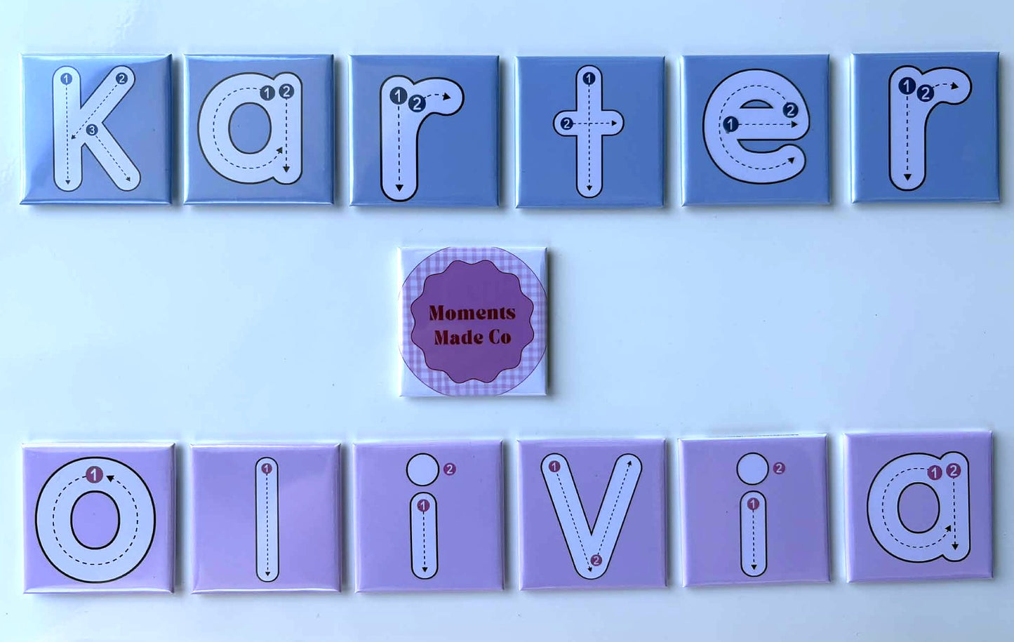 Name Tracing Magnet Set