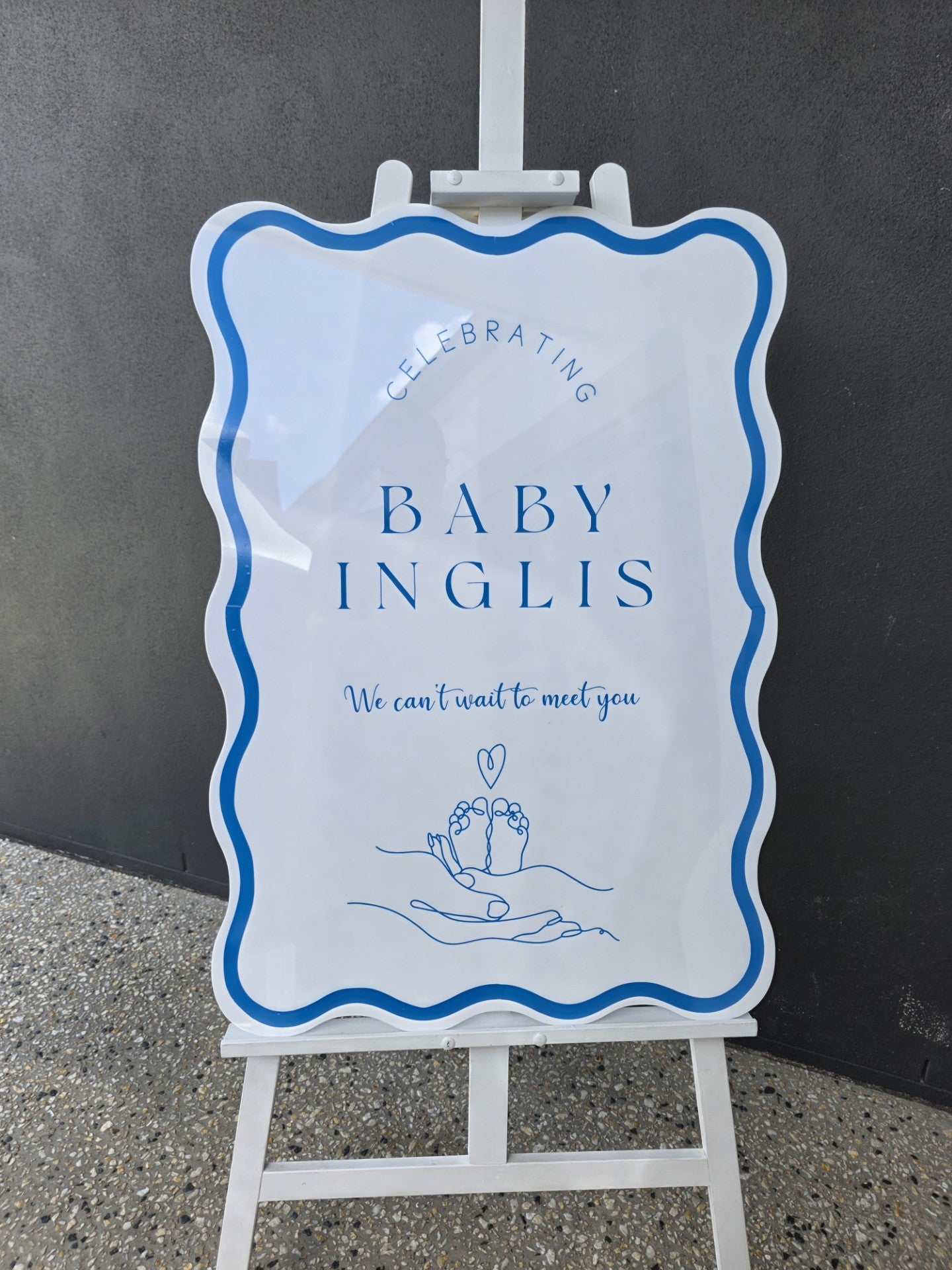 Baby Shower Sign Hire