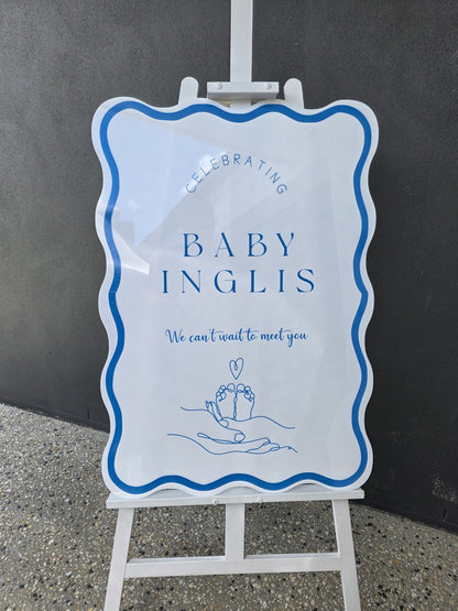 Baby Shower Sign Hire