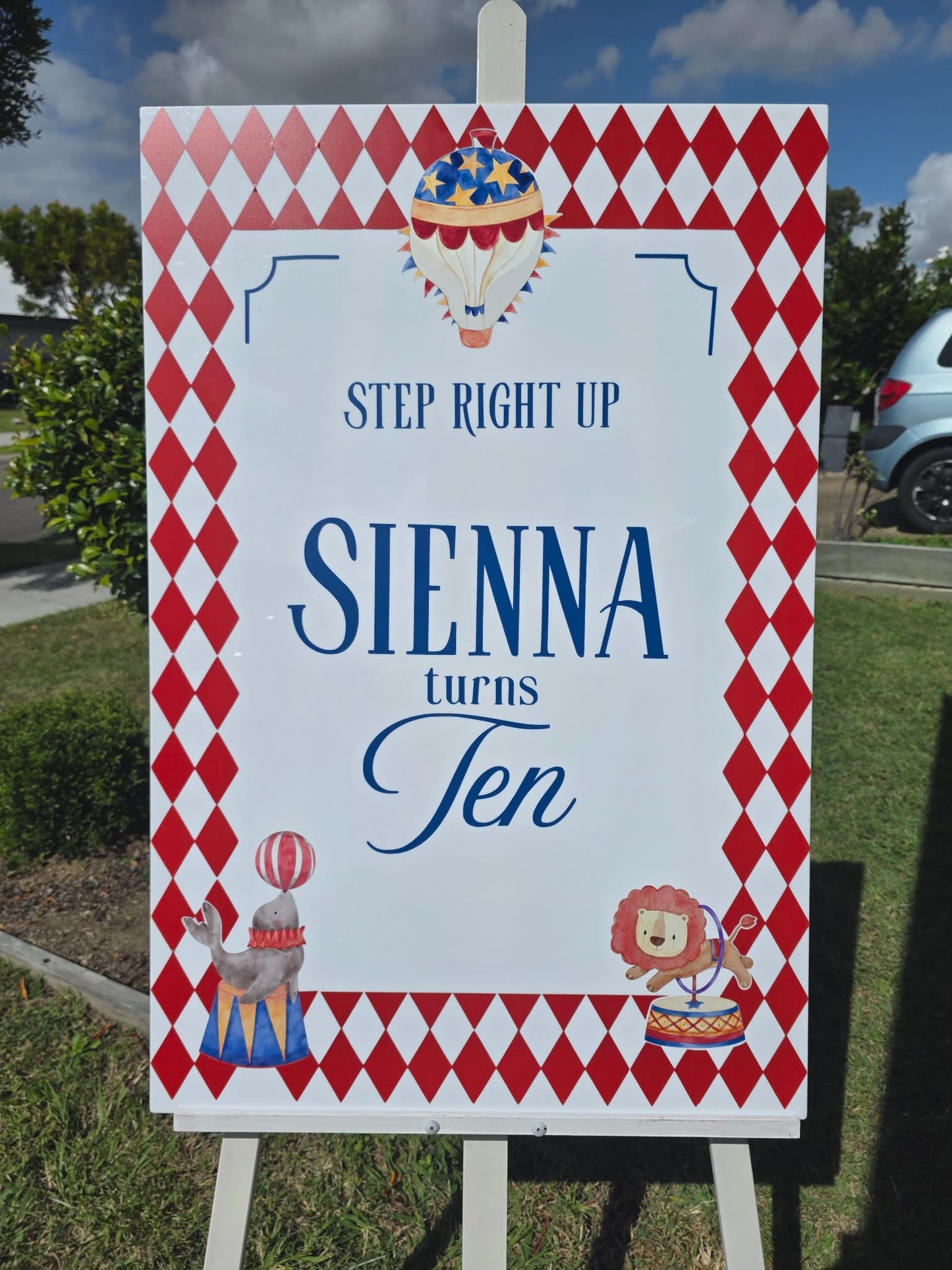 Themed signage hire