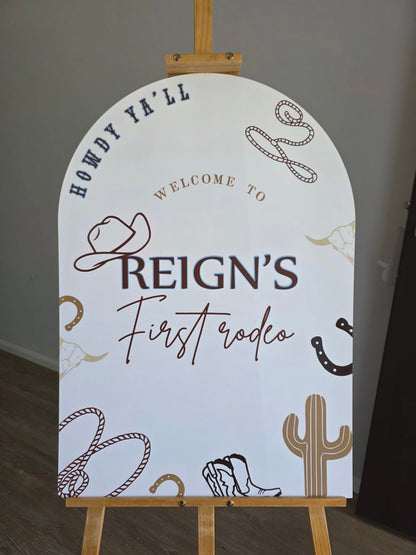 Themed signage hire