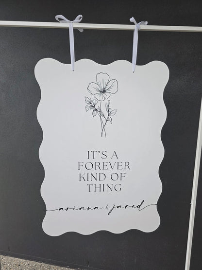Engagement Sign Hire