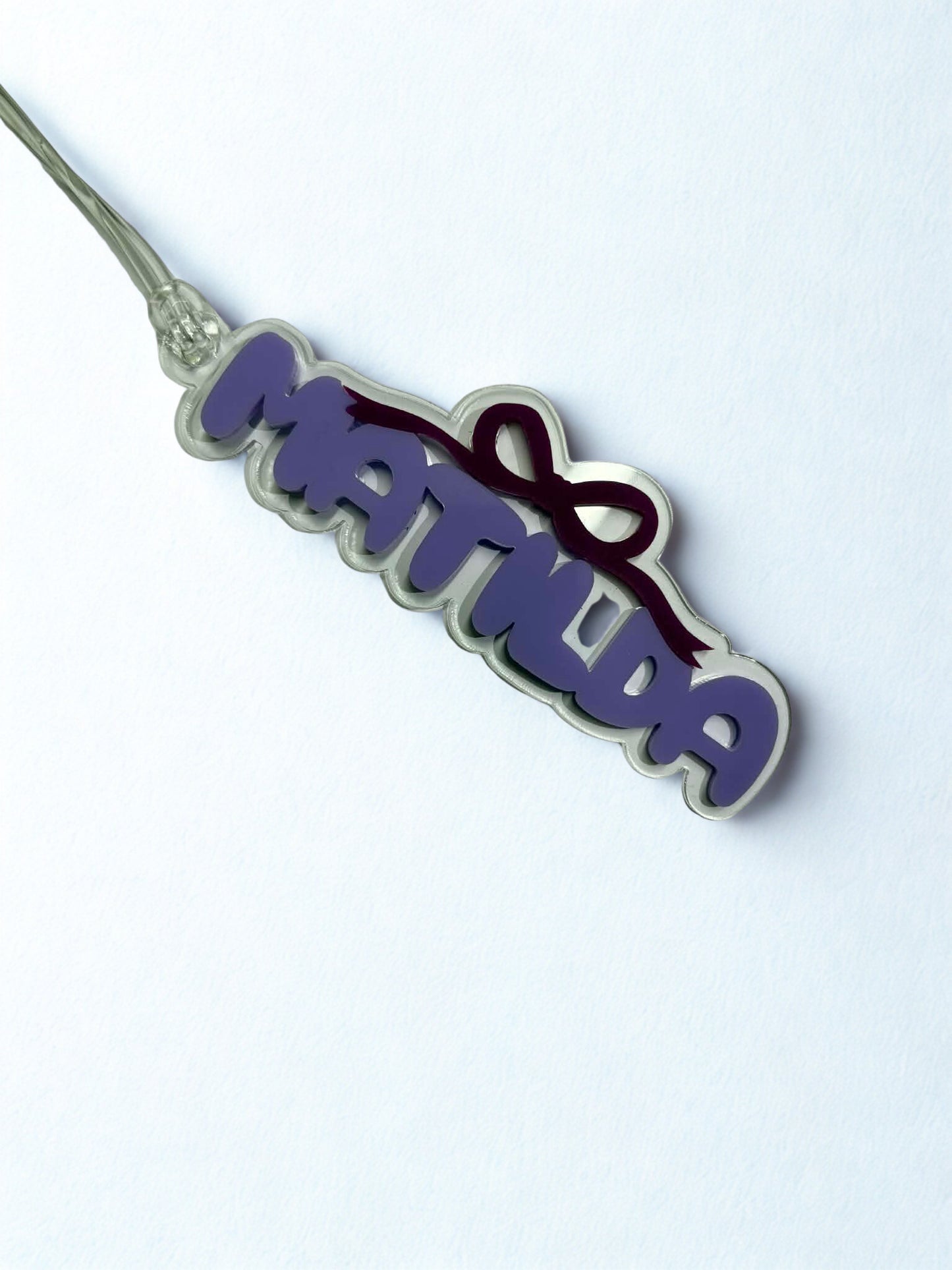 Personalised Acrylic Keyrings/Bag tags