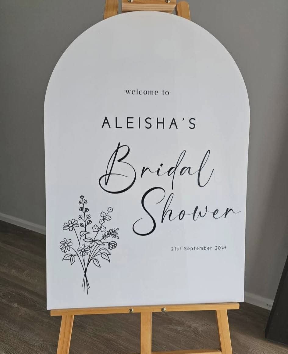 Hens/Bridal shower Event sign hire