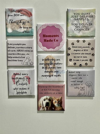 Inspirational Quote Magnet 2" x 2"