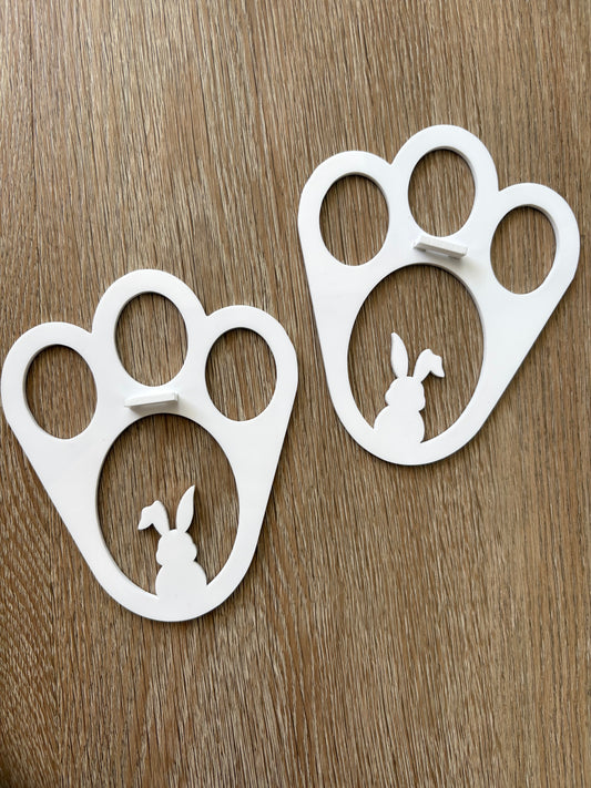 Bunny footprint template set