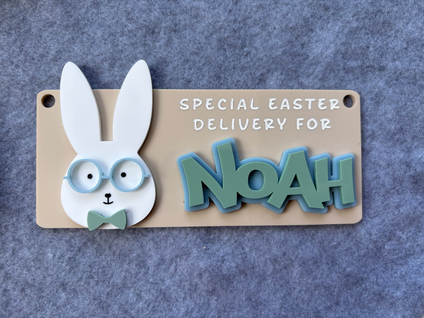 Easter Delivery Crate Plaque
