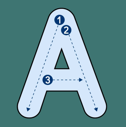 Alphabet A-Z Tracing Magnets