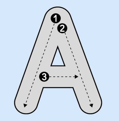Alphabet A-Z Tracing Magnets