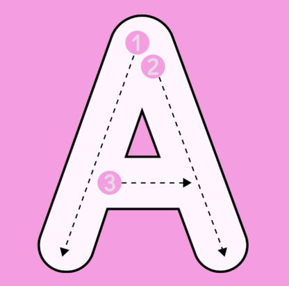 Alphabet A-Z Tracing Magnets